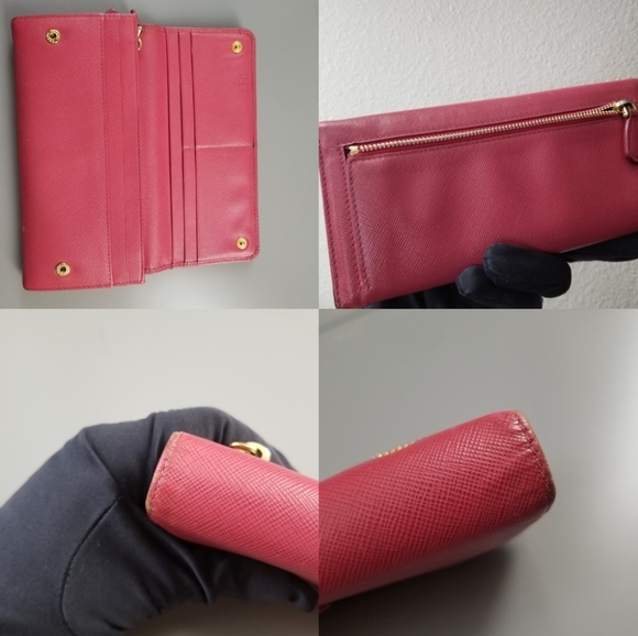 PRADA Beautiful Long Bifold wallet Italy - Picture 8 of 16